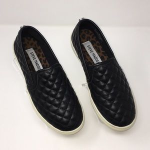 Steve Madden Black Quit Jecntrcq Slip on Sneakers